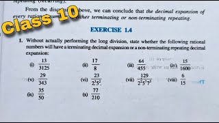 Class 10 Exercise 1.4 Real Numbers (Mathematics) | NCERT Solution CBSE | Chapter 1 | Rajmith Study