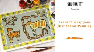 Learn to Make a Sohrai Painting | A demo | Shuruart