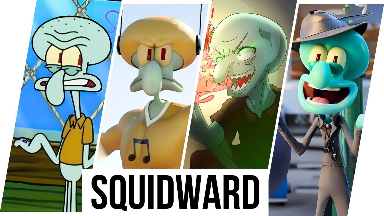 Squidward Tentacles Evolution In Movies Tv Shows 1999 2024 Youtube