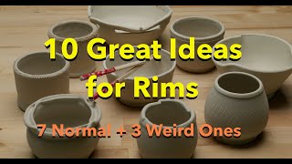 10 Great Ideas for Pottery Rims