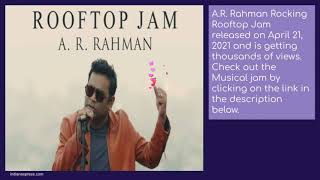 #ARRahman Rooftop jam released #LiveTodayChallengeYourself