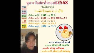 ดูดวงคนเกิดปีระกาทุกธาตุช่วงอายุในรอบปี2568