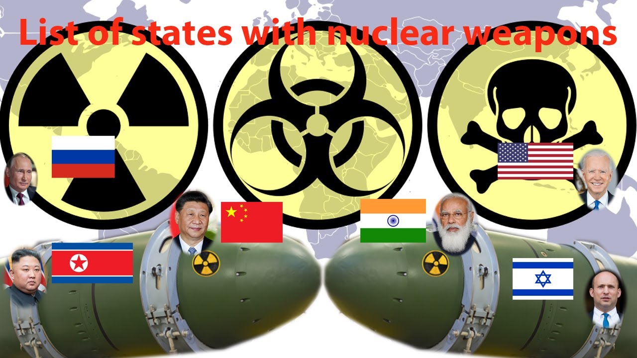 List Of States With Nuclear Weapons - YouTube