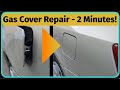 Repair Gas Cap / Fuel Tank Lid that Won't Stay Closed - in 2 Minutes