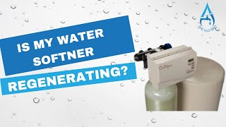 Is my Culligan water softener regenerating???