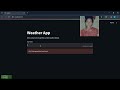 weather app with streamlit and openweathermap api python tutorial by kousar