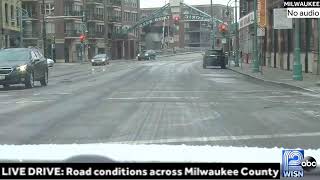 LIVE: A check on driving and road conditions in Milwaukee County (no audio): wisn.com/traffic