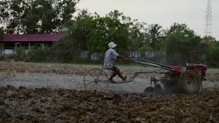 KUBOTA WALK BeHIND TRACTOR គោយន្តភ្ជួរដីស្រែនៅប្រទេសខ្មែរ