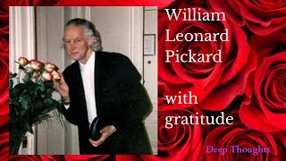 On the release of William Leonard Pickard