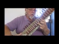 WikiSitar/ Raag Mano Manjari vilambit gat /  Antar Richard Garneau ~ sitar