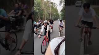 ជិះបង់ហាត់ប្រាណ❌ជិះកង់ថតtiktok✅😂