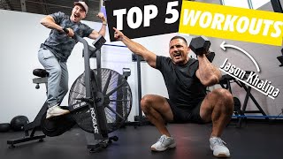 Top 5 Low-Tech Home Gym Workouts According to Jason Khalipa!
