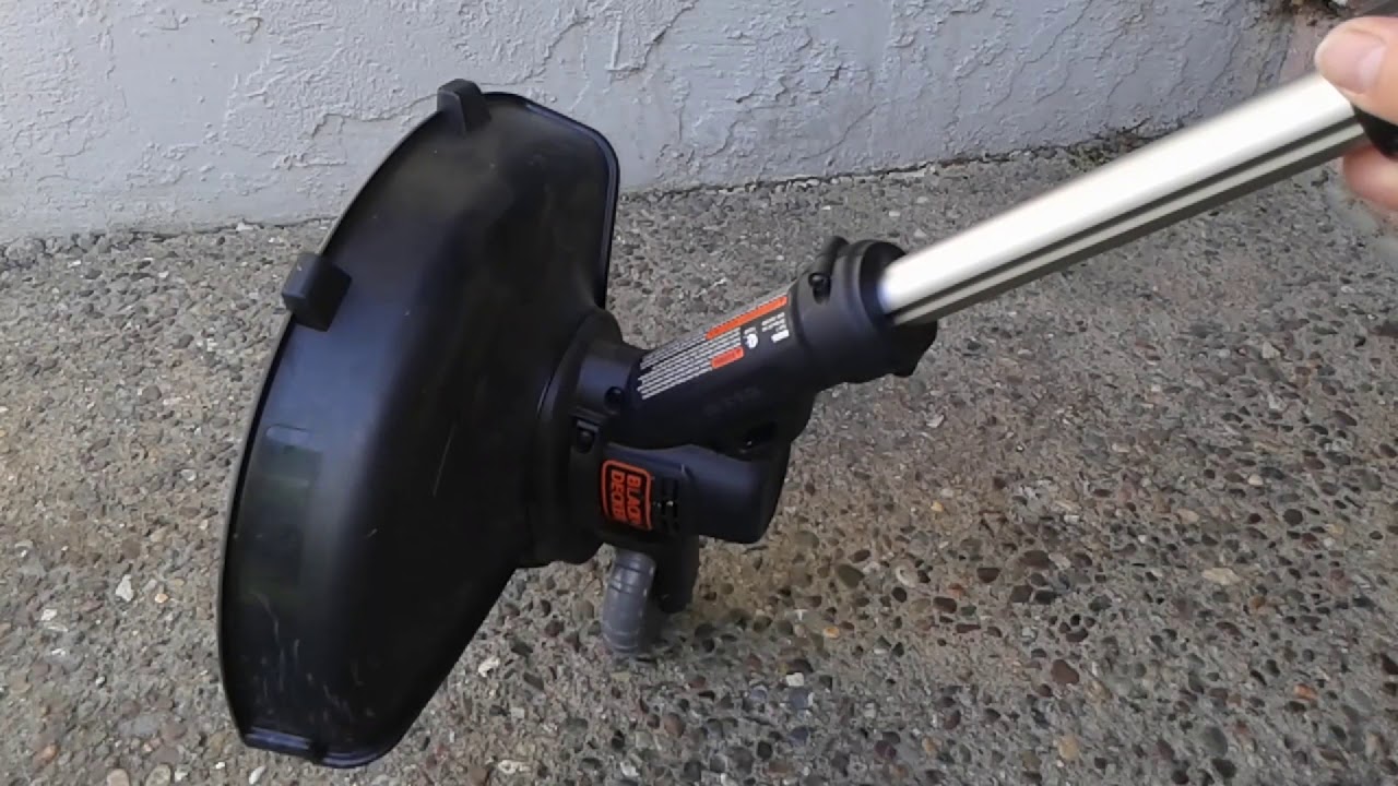 Black+Decker 20V Cordless String Weed Trimmer Edger LSTE525 - YouTube