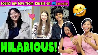 Finally Found my Russian love on Omegle 😍 | Reaction by Anu & Anjali 2.0 #reaction #adarshuc