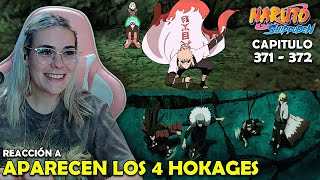 LOS HOKAGES LLEGAN A LA GUERRA | REACCION A NARUTO SHIPPUDEN POR PRIMERA VEZ ( 371 - 372)