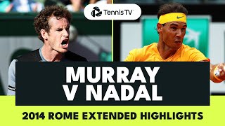 EPIC Rafael Nadal vs Andy Murray Quarter-Final! 🔥 | Rome 2014 Extended Highlights