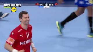 Denmark vs France top goals 29-30 Men's EHF EURO 2022