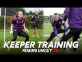 Men and Women Goalkeeper training session! | Robins Uncut 049