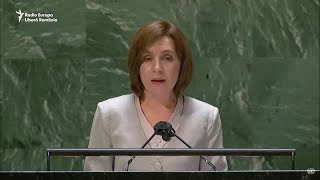 Discursul Maiei Sandu la Adunarea Generală ONU