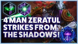 Zeratul MotN - 4 MAN ZERATUL STRIKES FROM THE SHADOWS! - Grandmaster Storm League