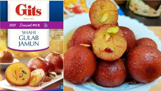 Gits Shahi Gulab Jamun Recipe, Instant Mix, Gits gulab jamun recipe mix, Diwali special Gulab jamun