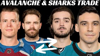 Breaking News: NHL Trade - Avalanche & Sharks Complete 4 Player Trade