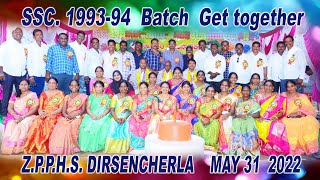 GET TOGETHER   Z.P.P.H.S. 93-94 10th batch  DIRSENCHERLA  in telugu  by  Ravi arts001