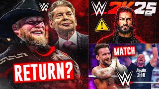 Brock Lesnar WWE RETURN With Vince McMahon? Major WWE 2K25 News | CM Punk Vs Stone Cold | WWE News