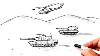 How to draw a War | Drawing Tutorial