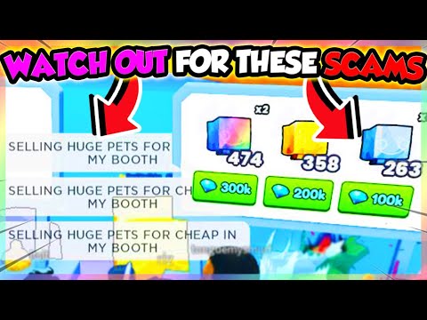 ️WATCH OUT️ FOR ALL THESE *SCAMS* in PET SIMULATOR 99!! (Roblox)