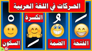 الحركات في اللغة العربية للاطفال و لغير الناطقين بالعربية