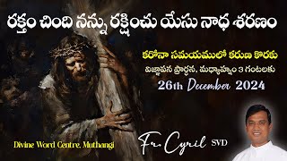 Divine Mercy Intercession |Fr  Cyril Doss SVD | Divine Word Centre,Muthangi  | 26 12 2024 |