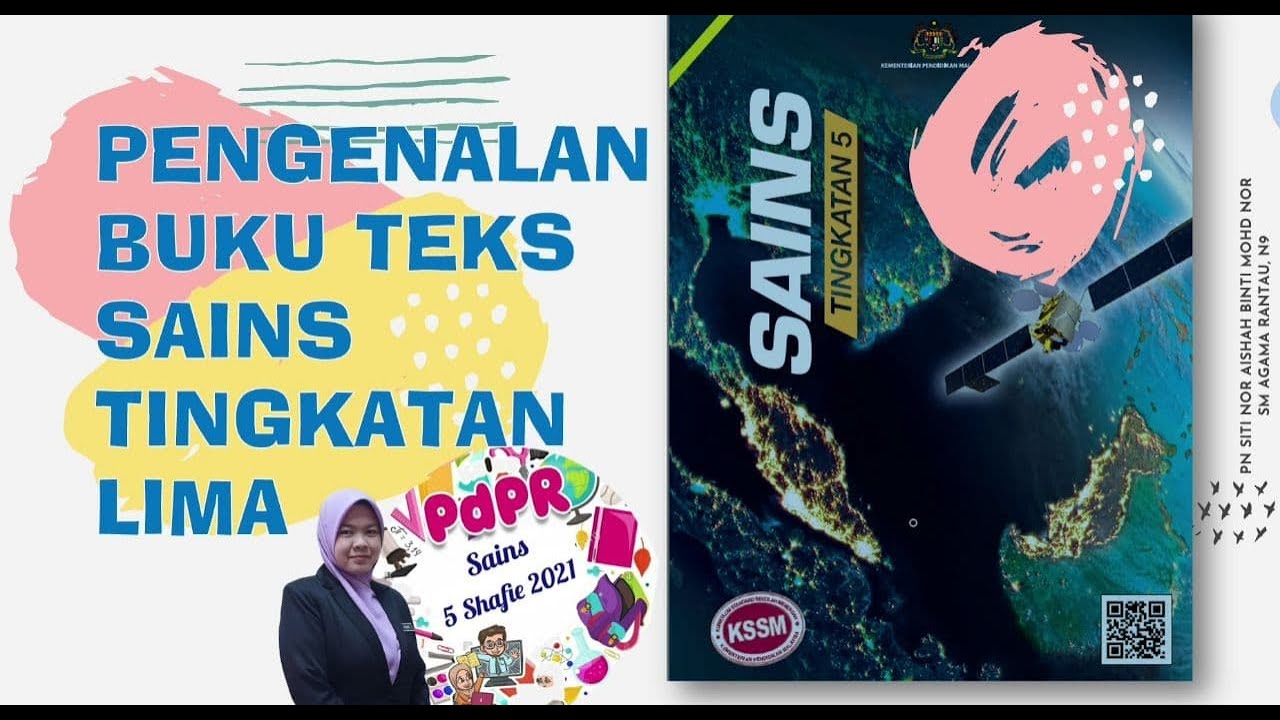 KSSM SAINS TINGKATAN 5 PENGENALAN BUKU TEKS - YouTube