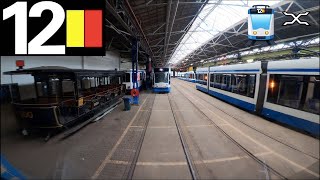 🚊 GVB Amsterdam Tramlijn 12 Cabinerit Centraal Station - Amstelstation - Remise Lekstraat wasstraat