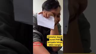 terkejut ketika dapat surat PHK dari bos ternyata isinya bikin terharu sampai nangis terharu