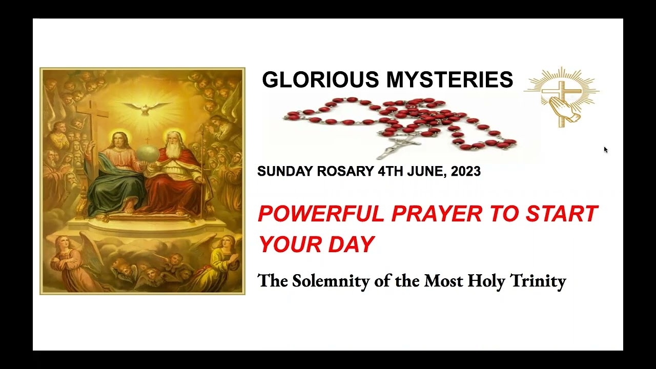 🔴 Rosary Sunday Glorious Mysteries Of The Rosary June 4, 2023🌹The ...