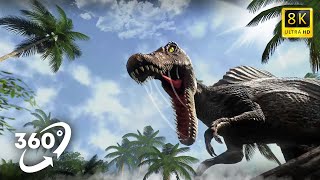 VR 360 | GIANT SPINOSAURUS CHASE YOU! Don't get caught... | Virtual Reality Video | #4