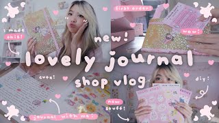 Journal Launch Day VLOG 🌷 How I Made Journals, Unboxing! New Stickers, Journal With Me Tiffany Weng