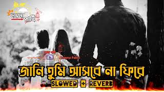 Jani Tumi Asbena Fire - জানি তুমি (slowed+reverb) Bangla Lofi Song_@moyna-pakhi