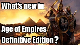 What's new in Age of Empires Definitive Edition?
