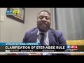 ANC | Clarification of step-aside rule