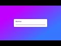 Awesome Input Animation using  HTML and CSS.