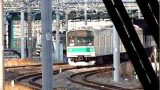 JR埼京線 205系 宮ハエ8編成 池袋を発車