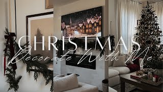 *NEW* 2024 Christmas Decorate With Me | Part 1 | Gathering Space | Decorating Ideas 🌲🎅🏼🎄❤️