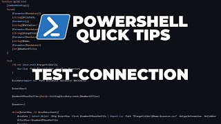 PowerShell Quick Tips : Test-Connection