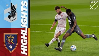 Minnesota United FC vs. Real Salt Lake | September 6, 2020 | MLS Highlights