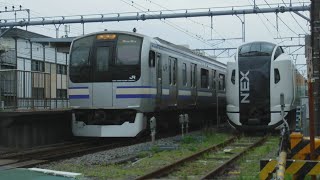 横須賀線普通成田空港行きE235系1212SF-11+E235系J-07、普通逗子行きE217系1073SY-106+E217系Y-32普通千葉行きE217系1332SY-25+E217系Y-103！