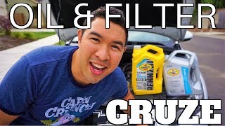 Chevy Cruze Oil & Filter Change 2011-2015 | Engine Performance Restoration + Oil Treatment + BG MOA