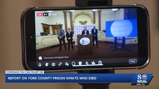 Authorities provide update on 2023 inmate death investigation at York County Prison