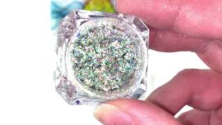 SolarColorDust.com Aurora Holographic Flakes - Vela - Holo Flakes for Resin, Nail Art, and More!